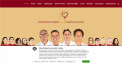 Desktop Screenshot of kardiologie-mannheim.de